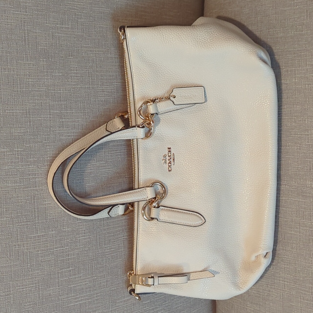 Coach Pebbled Leather Ally Satchel F30565 - Picture 3 of 12